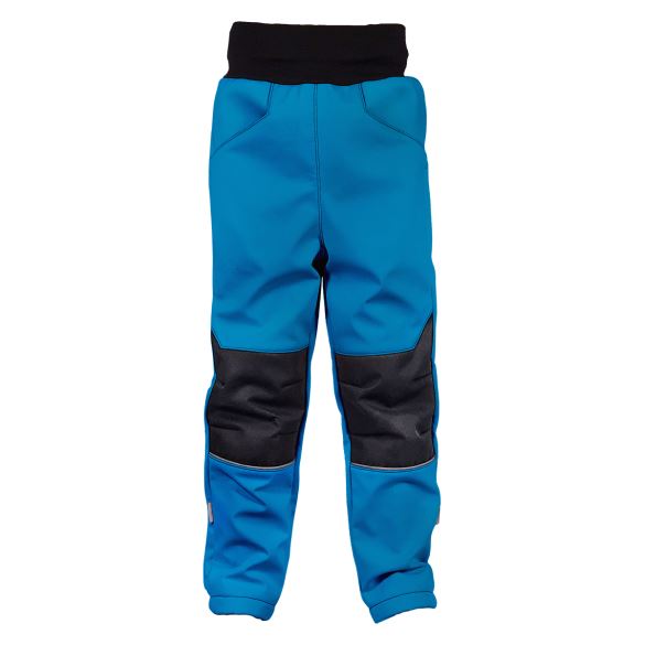 Kids Softshell Trousers, BLUE-TURQUOISE